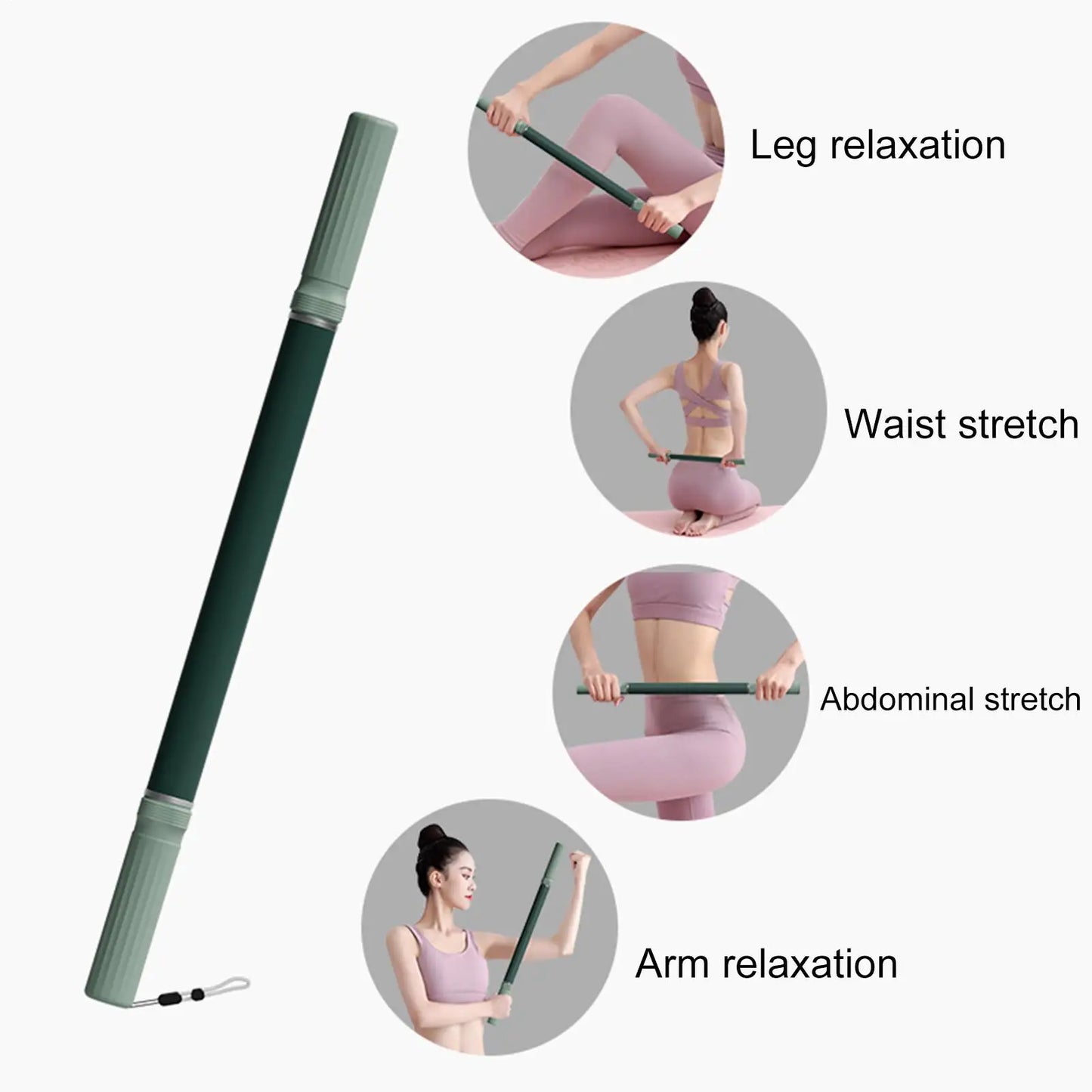 PingPeng Ergonomic Yoga Stretch Stick